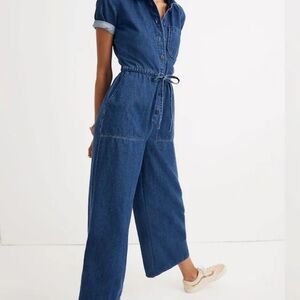 Madewell Denim Wide Leg utility jumper size 00